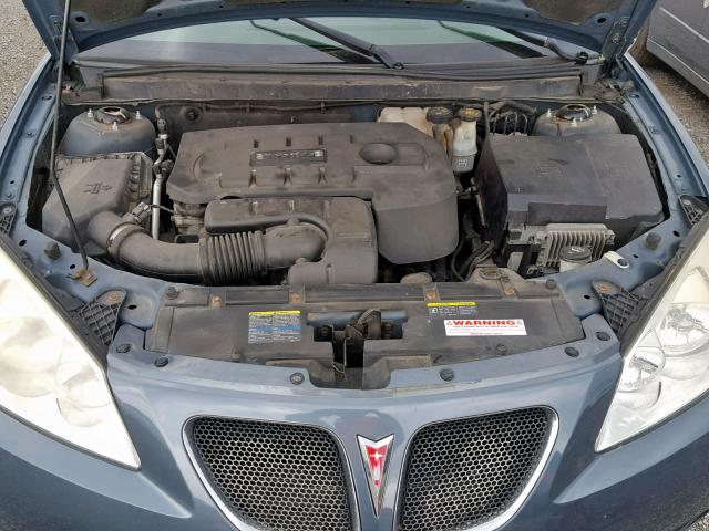 1G2ZF55B664224893 - 2006 PONTIAC G6 SE BLUE photo 7