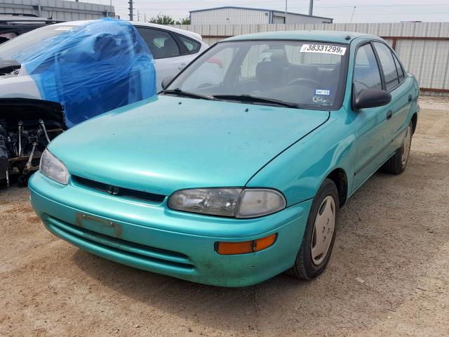 1Y1SK5382PZ056038 - 1993 GEO PRIZM LSI TEAL photo 2