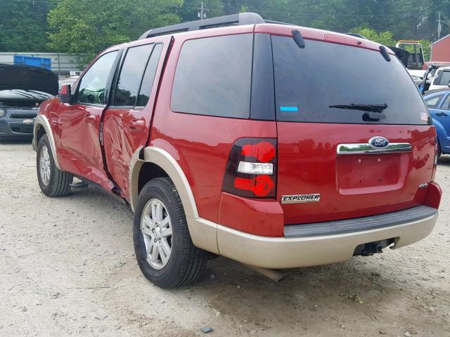 1FMEU7EE2AUA66997 - 2010 FORD EXPLORER E RED photo 3