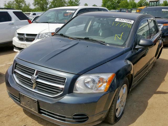 1B3HB48B38D510195 - 2008 DODGE CALIBER SX BLUE photo 2