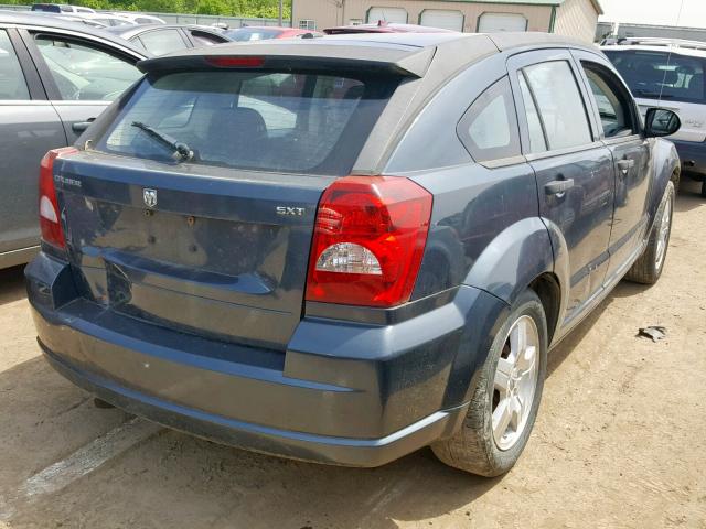 1B3HB48B38D510195 - 2008 DODGE CALIBER SX BLUE photo 4