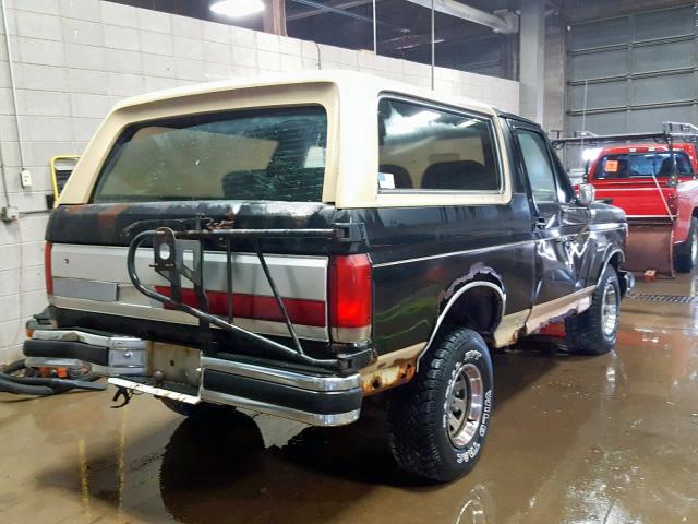 1FMEU15N0KLA87836 - 1989 FORD BRONCO U10 BLACK photo 4