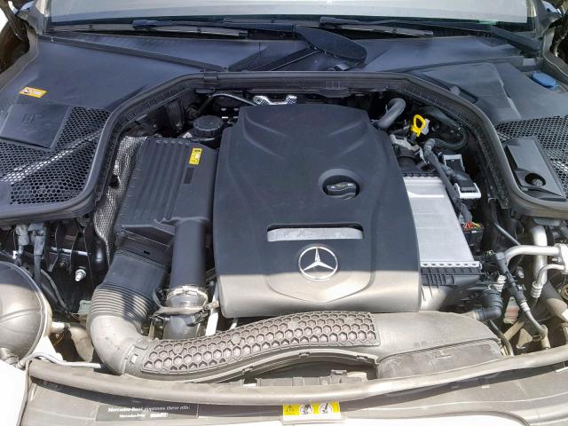 55SWF4KB4GU133269 - 2016 MERCEDES-BENZ C 300 4MAT BLACK photo 7