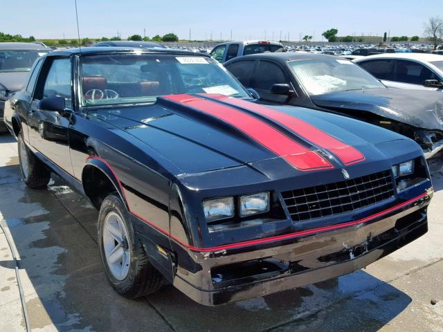 1G1GZ37G1GR155678 - 1986 CHEVROLET MONTE CARL BLUE photo 1