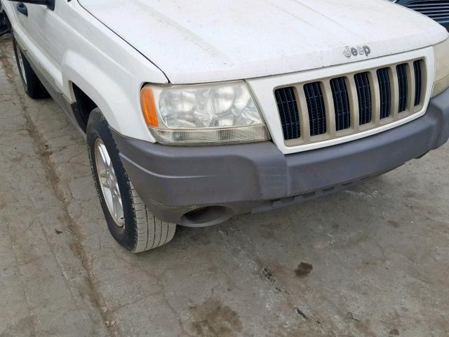 1J4GX48S84C114155 - 2004 JEEP GRAND CHER WHITE photo 9