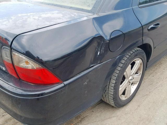 1LNFM87A16Y616727 - 2006 LINCOLN LS BLACK photo 9