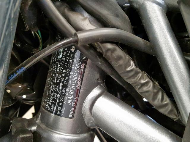 JKAEREH10HDA05657 - 2017 KAWASAKI ER650 H BLACK photo 20