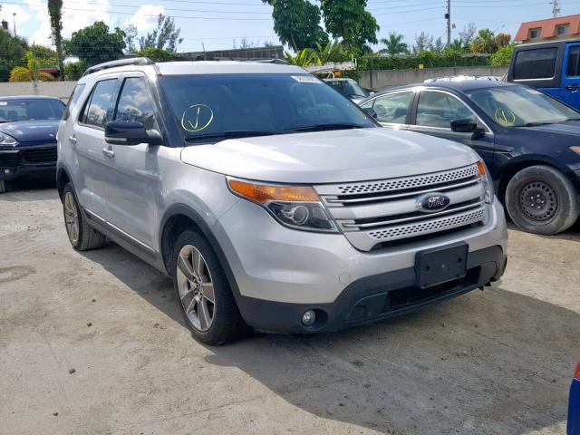 1FM5K7D89FGA70827 - 2015 FORD EXPLORER X SILVER photo 1