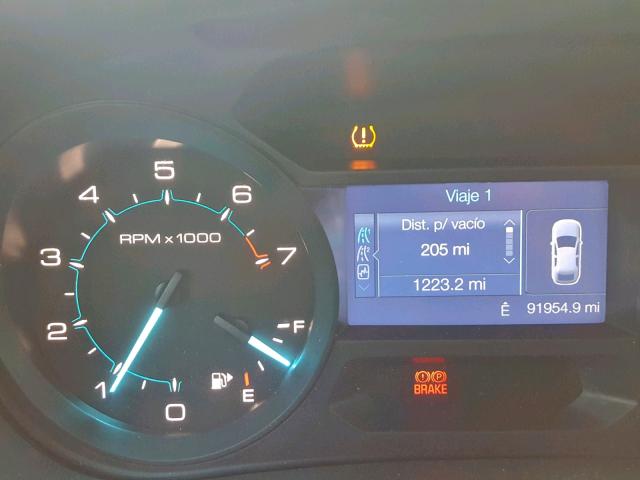 1FM5K7D89FGA70827 - 2015 FORD EXPLORER X SILVER photo 8