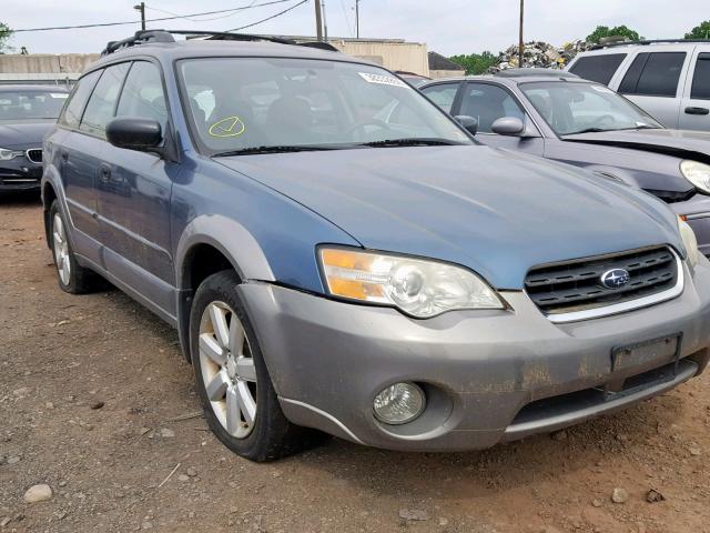 4S4BP61C067320110 - 2006 SUBARU LEGACY OUT BLUE photo 10