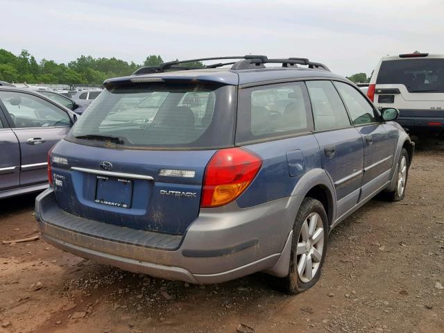 4S4BP61C067320110 - 2006 SUBARU LEGACY OUT BLUE photo 4