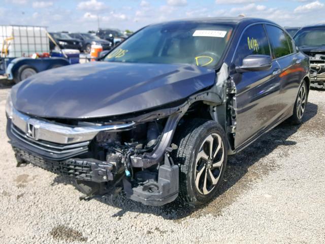 1HGCR2F9XGA226329 - 2016 HONDA ACCORD EXL GRAY photo 2