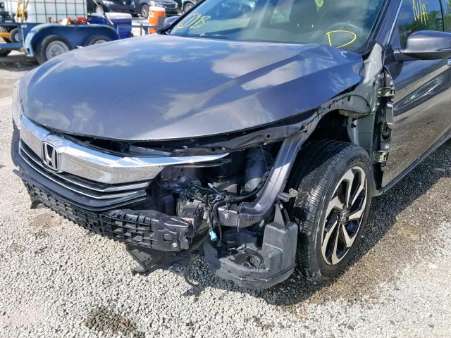 1HGCR2F9XGA226329 - 2016 HONDA ACCORD EXL GRAY photo 9