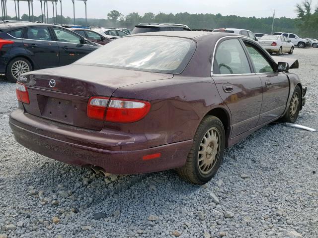 JM1TA2217W1418764 - 1998 MAZDA MILLENIA BURGUNDY photo 4