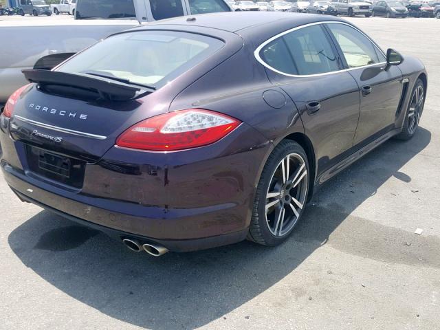 WP0AB2A77CL061340 - 2012 PORSCHE PANAMERA S PURPLE photo 4