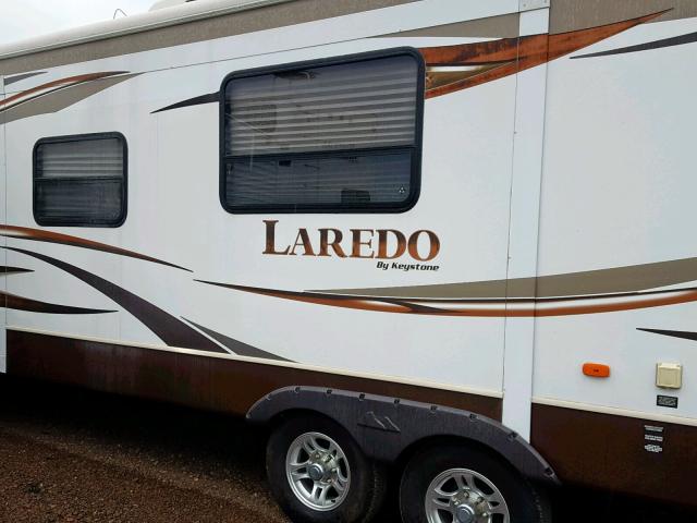 4YDT30325DV601525 - 2013 KEYSTONE LAREDO WHITE photo 3