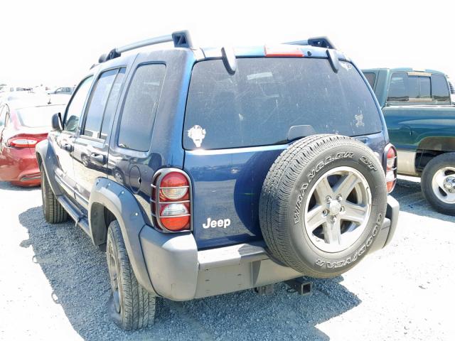 1J4GK38K75W542680 - 2005 JEEP LIBERTY RE BLUE photo 3