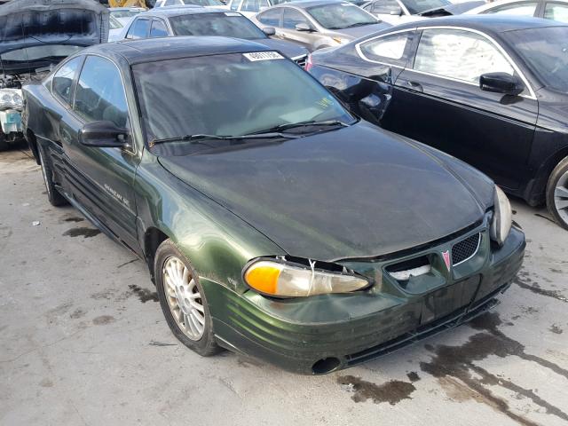 1G2NF12E8YM719136 - 2000 PONTIAC GRAND AM S GREEN photo 1