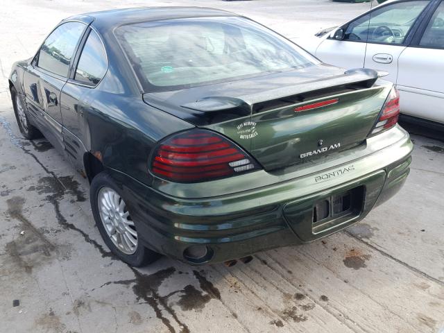 1G2NF12E8YM719136 - 2000 PONTIAC GRAND AM S GREEN photo 3