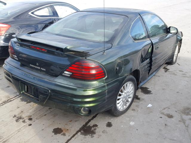 1G2NF12E8YM719136 - 2000 PONTIAC GRAND AM S GREEN photo 4