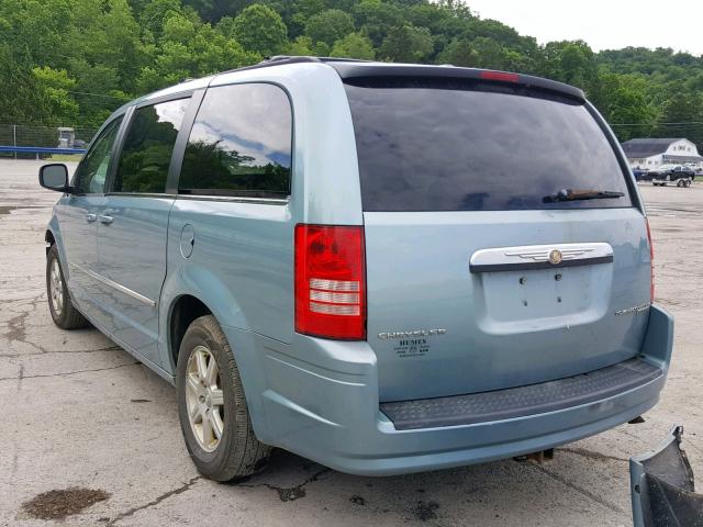 2A4RR5D1XAR421318 - 2010 CHRYSLER TOWN & COU BLUE photo 3