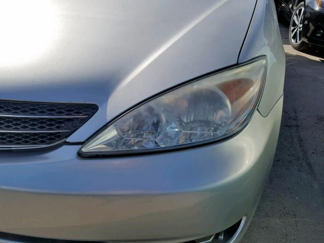 4T1BF30K74U582103 - 2004 TOYOTA CAMRY LE SILVER photo 9