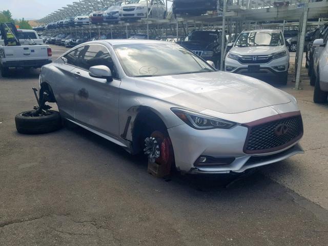 JN1FV7EL0HM700535 - 2017 INFINITI Q60 RED SP SILVER photo 1