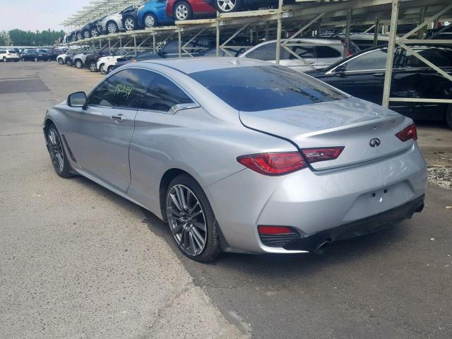 JN1FV7EL0HM700535 - 2017 INFINITI Q60 RED SP SILVER photo 3