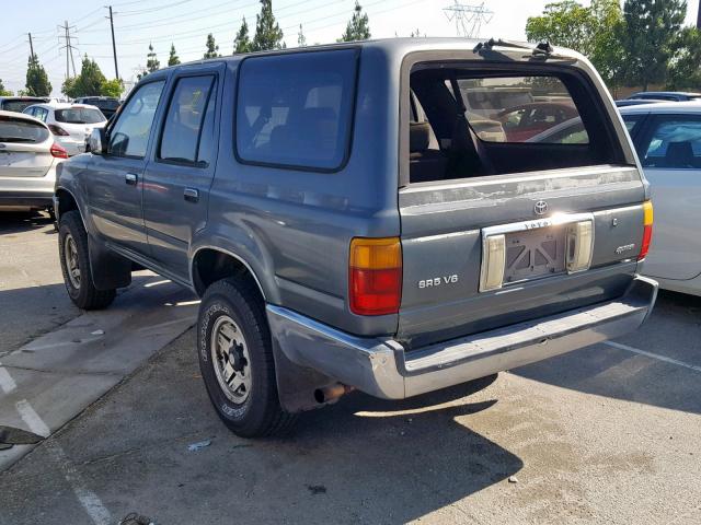 JT3VN29V6N0013011 - 1992 TOYOTA 4RUNNER VN GREEN photo 3