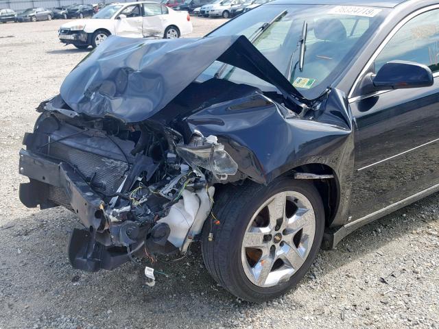 1G1ZH57B29F235586 - 2009 CHEVROLET MALIBU 1LT CHARCOAL photo 9