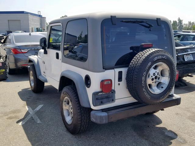 1J4FA39S93P311736 - 2003 JEEP WRANGLER C WHITE photo 4