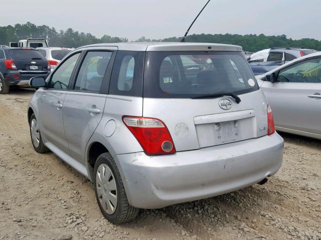 JTKKT604X60165903 - 2006 TOYOTA SCION XA SILVER photo 3