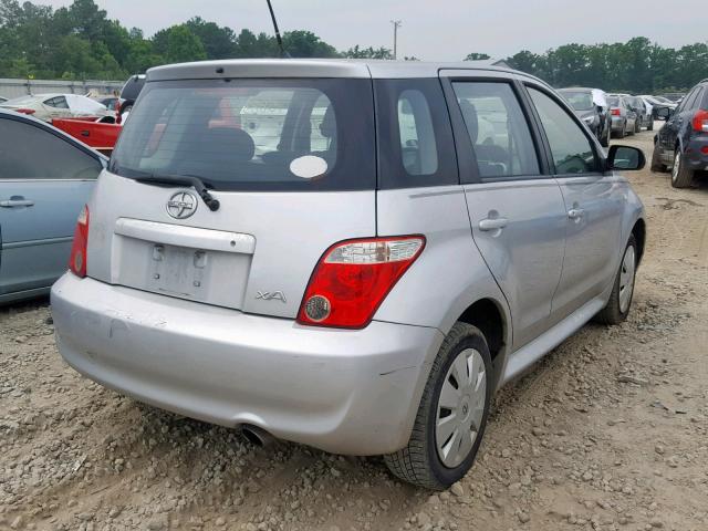 JTKKT604X60165903 - 2006 TOYOTA SCION XA SILVER photo 4