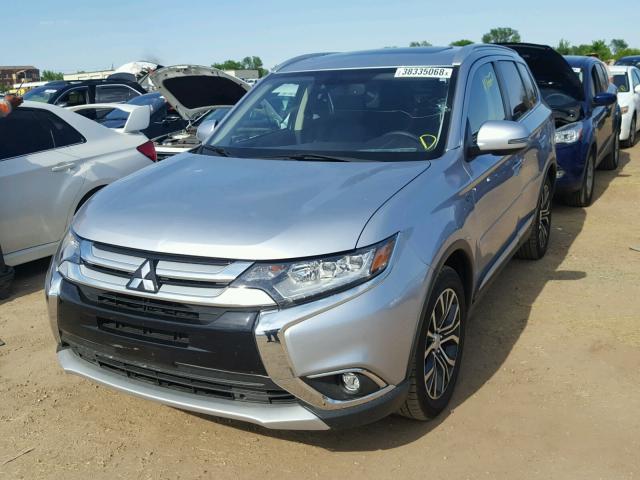 JA4JZ4AX8HZ016008 - 2017 MITSUBISHI OUTLANDER SILVER photo 2