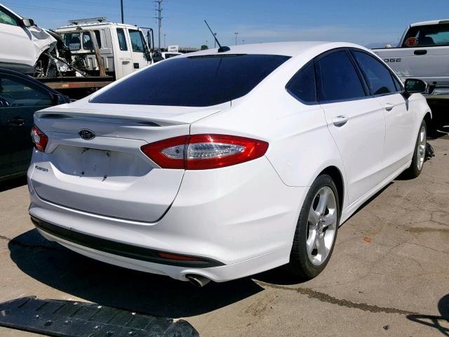 3FA6P0G79GR338649 - 2016 FORD FUSION S WHITE photo 4