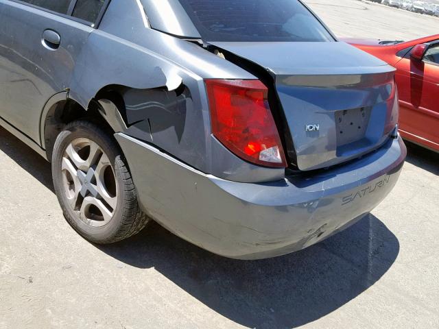 1G8AL52F44Z185952 - 2004 SATURN ION LEVEL GRAY photo 9