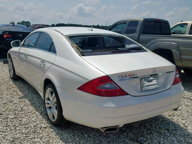 WDDDJ72X09A140743 - 2009 MERCEDES-BENZ CLS 550 WHITE photo 3