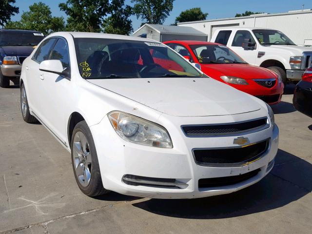1G1ZH57B09F250619 - 2009 CHEVROLET MALIBU 1LT WHITE photo 1