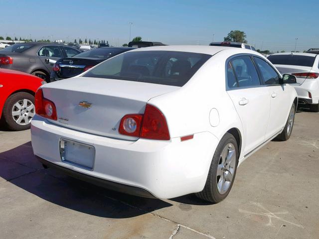 1G1ZH57B09F250619 - 2009 CHEVROLET MALIBU 1LT WHITE photo 4