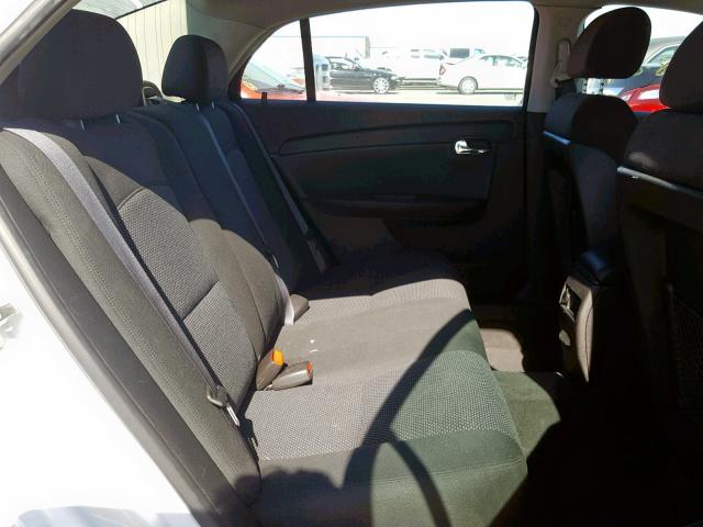 1G1ZH57B09F250619 - 2009 CHEVROLET MALIBU 1LT WHITE photo 6