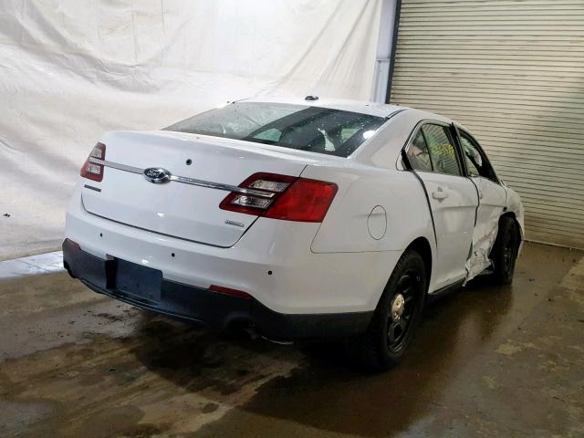 1FAHP2MT0JG137095 - 2018 FORD TAURUS POL WHITE photo 4