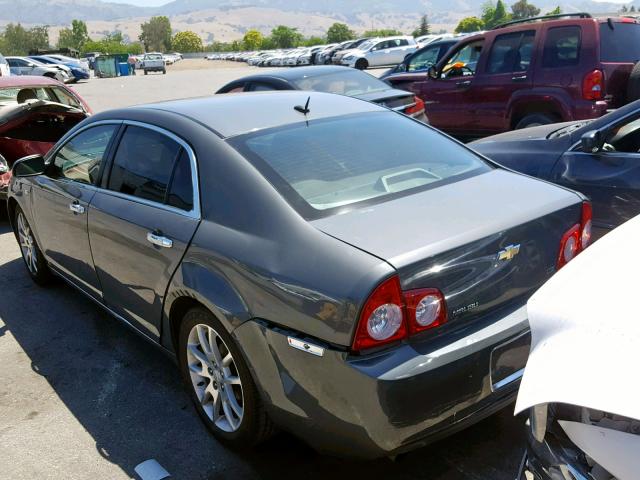 1G1ZK57748F163804 - 2008 CHEVROLET MALIBU LTZ ნაცრისფერი ფოტო 3