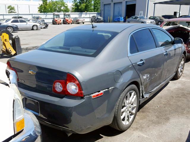 1G1ZK57748F163804 - 2008 CHEVROLET MALIBU LTZ ნაცრისფერი ფოტო 4