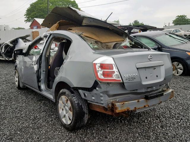 3N1AB61E58L753097 - 2008 NISSAN SENTRA 2.0 GRAY photo 3