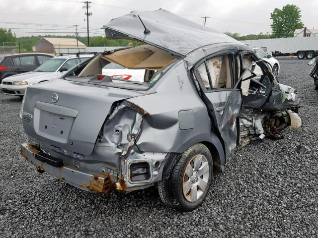 3N1AB61E58L753097 - 2008 NISSAN SENTRA 2.0 GRAY photo 4