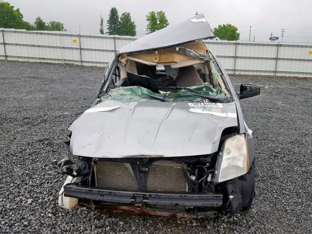 3N1AB61E58L753097 - 2008 NISSAN SENTRA 2.0 GRAY photo 9