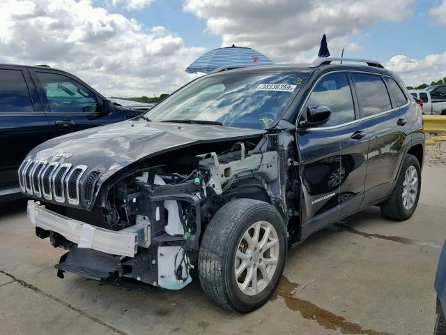 1C4PJMCB2GW259905 - 2016 JEEP CHEROKEE L BLACK photo 2