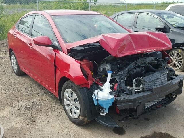 KMHCT4AE2HU322872 - 2017 HYUNDAI ACCENT SE RED photo 1