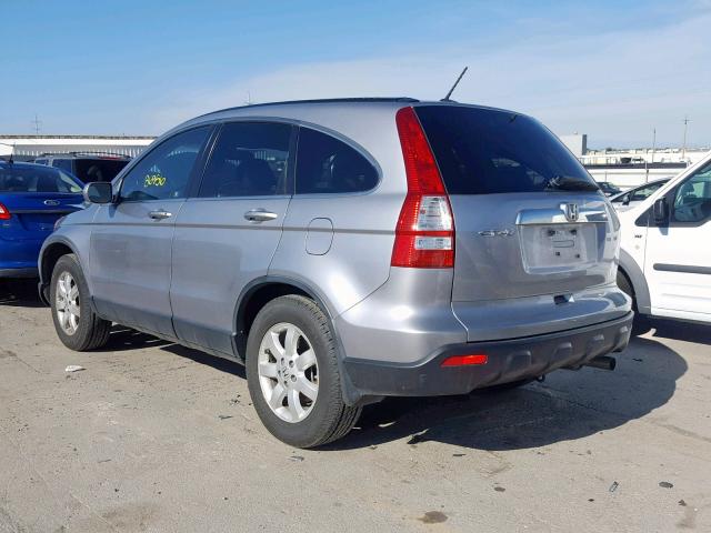 JHLRE48757C014215 - 2007 HONDA CR-V EXL SILVER photo 3