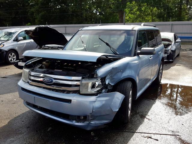 2FMDK51C09BA25392 - 2009 FORD FLEX SE BLUE photo 2